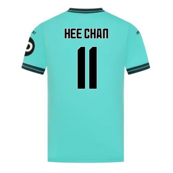 Billige Fotballdrakt Wolves Hee-chan Hwang #11 Replika Bortedrakt 2025-26 Kortermet